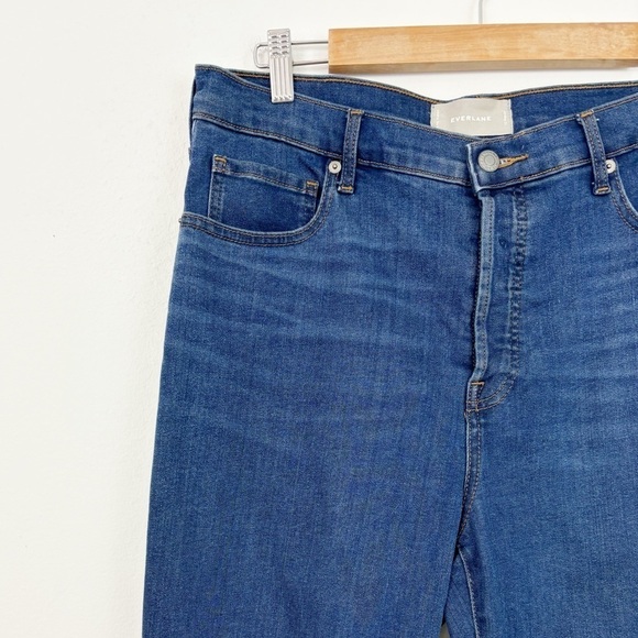 Everlane Cigarette High Rise Straight Denim Jeans Size 32R - Picture 5 of 14
